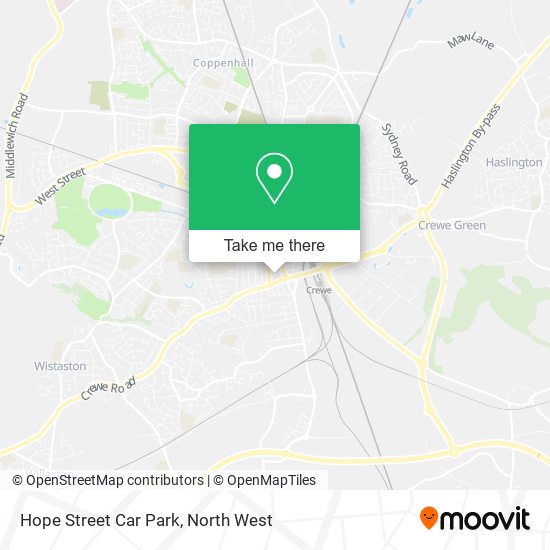 Hope Street Car Park map