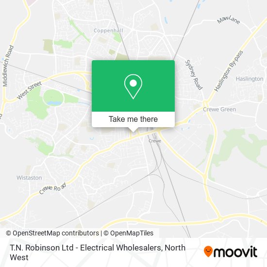 T.N. Robinson Ltd - Electrical Wholesalers map