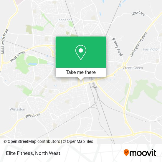 Elite Fitness map