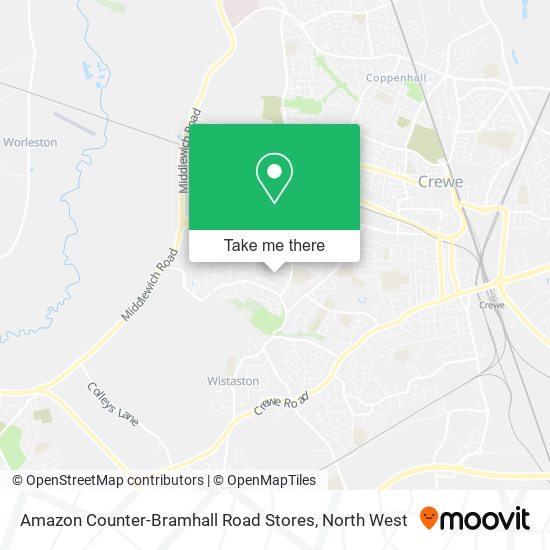 Amazon Counter-Bramhall Road Stores map