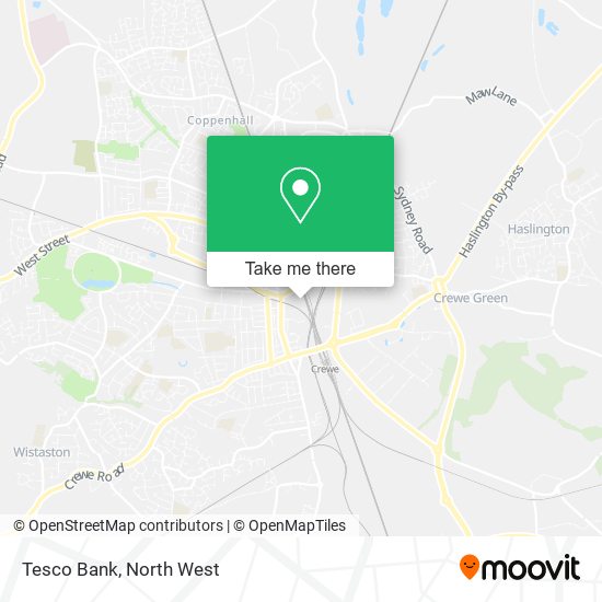 Tesco Bank map