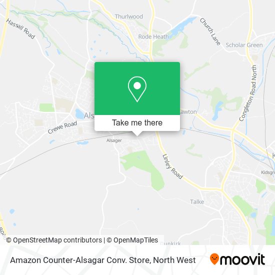 Amazon Counter-Alsagar Conv. Store map