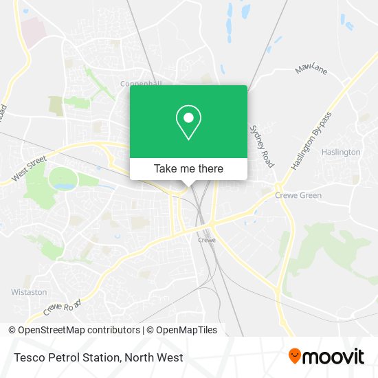 Tesco Petrol Station map