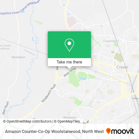 Amazon Counter-Co-Op Woolstanwood map