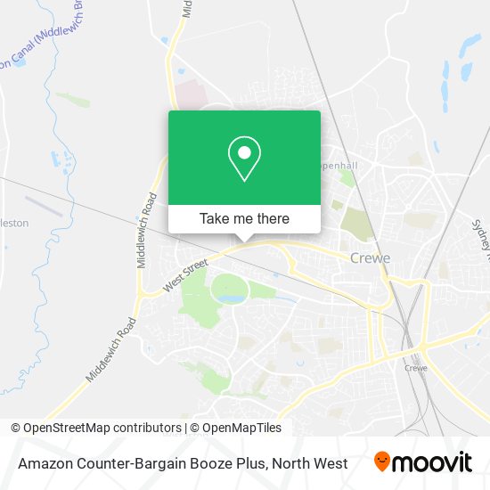 Amazon Counter-Bargain Booze Plus map