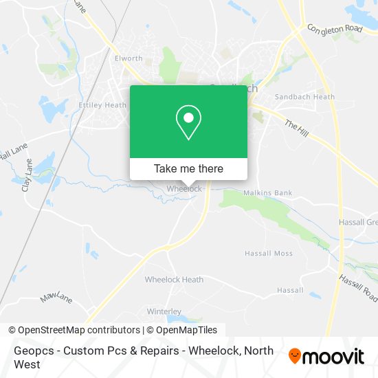 Geopcs - Custom Pcs & Repairs - Wheelock map