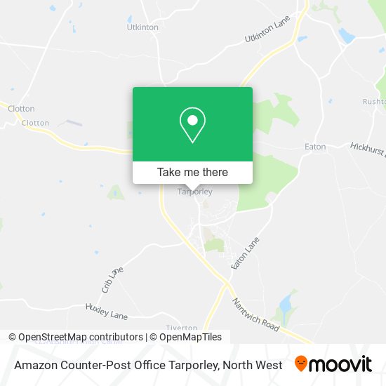 Amazon Counter-Post Office Tarporley map