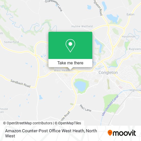 Amazon Counter-Post Office West Heath map