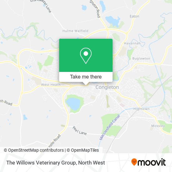 The Willows Veterinary Group map