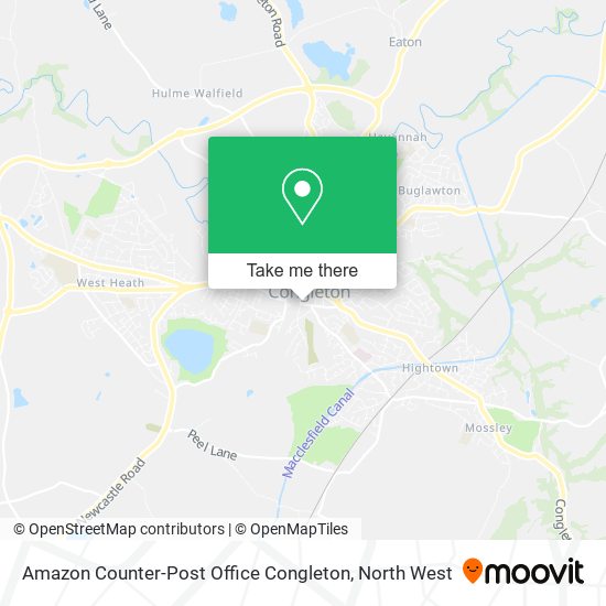 Amazon Counter-Post Office Congleton map