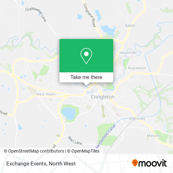 Exchange Events map