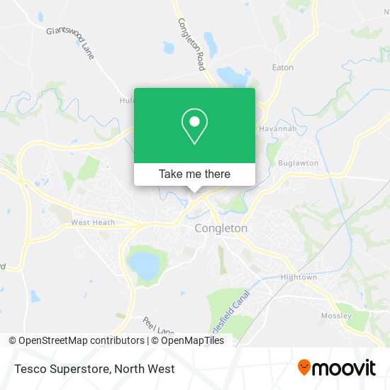 Tesco Superstore map