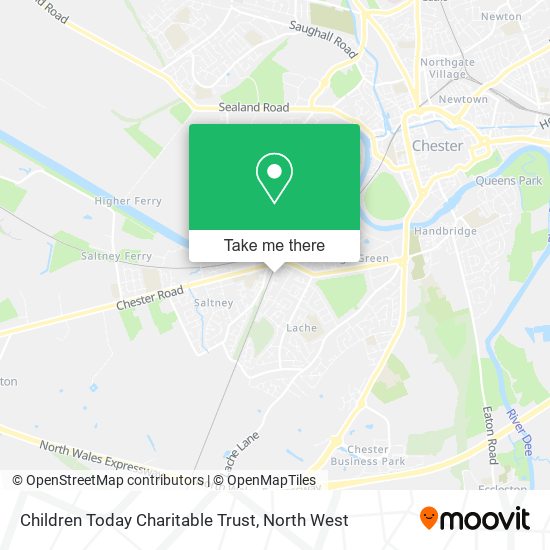 Children Today Charitable Trust map