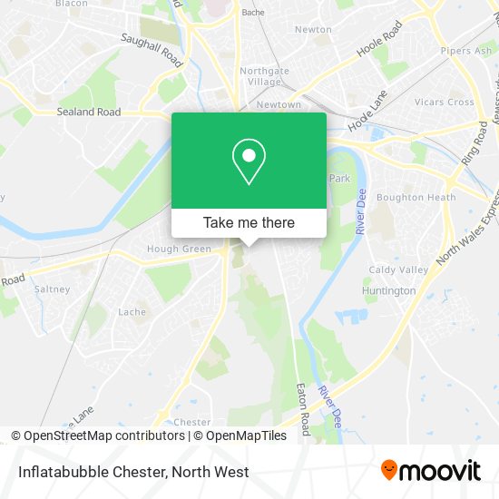 Inflatabubble Chester map