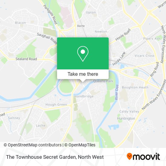 The Townhouse Secret Garden map