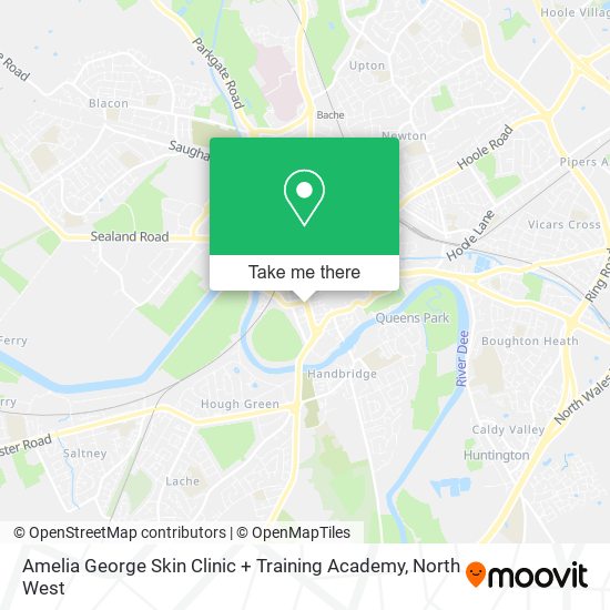 Amelia George Skin Clinic + Training Academy map