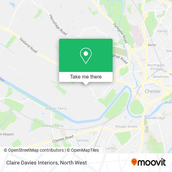 Claire Davies Interiors map