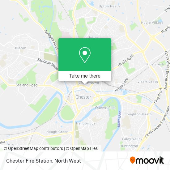 Chester Fire Station map
