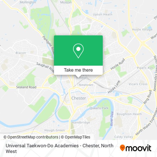 Universal Taekwon-Do Academies - Chester map
