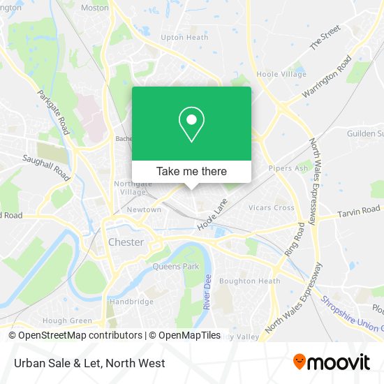 Urban Sale & Let map