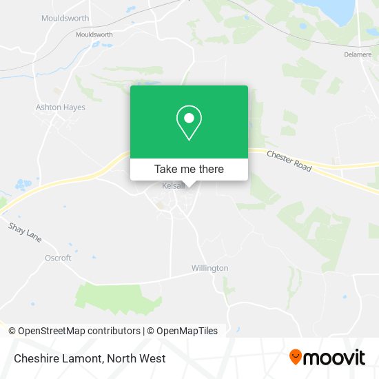 Cheshire Lamont map