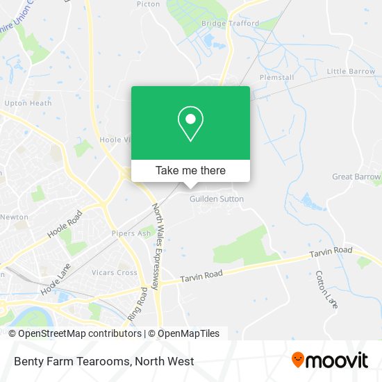 Benty Farm Tearooms map