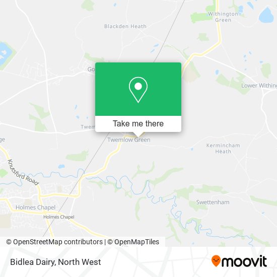 Bidlea Dairy map