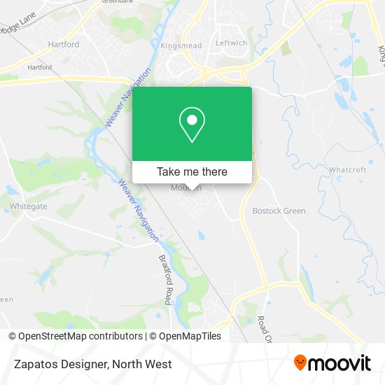 Zapatos Designer map