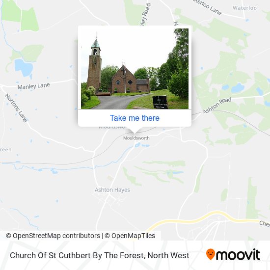 Church Of St Cuthbert By The Forest map