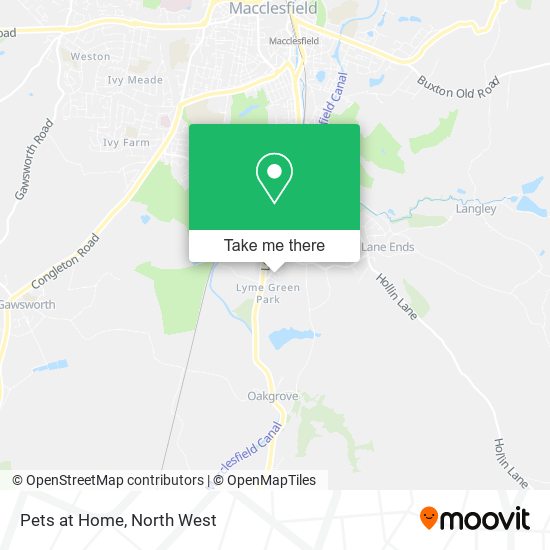 Pets at Home map