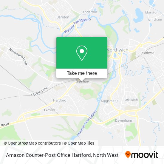 Amazon Counter-Post Office Hartford map