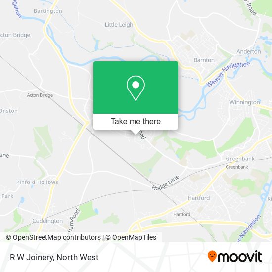 R W Joinery map