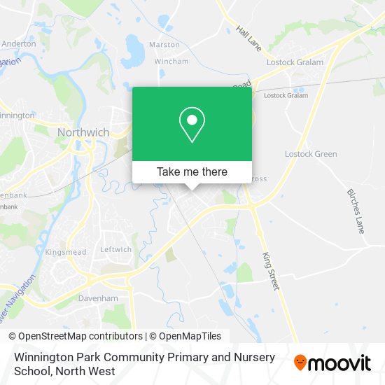 Winnington Park Community Primary and Nursery School map