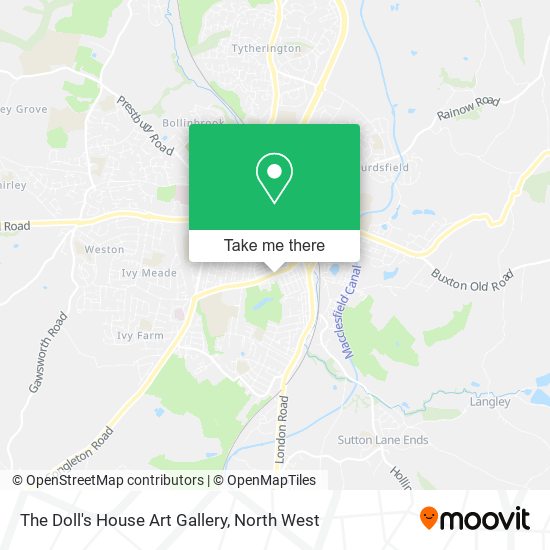 The Doll's House Art Gallery map