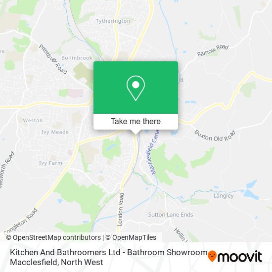 Kitchen And Bathroomers Ltd - Bathroom Showroom Macclesfield map