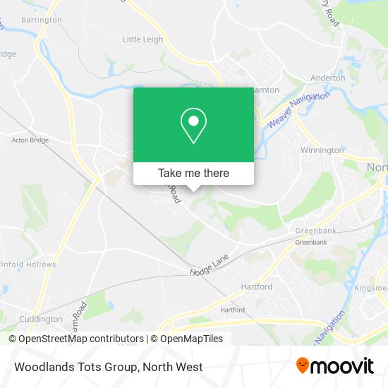 Woodlands Tots Group map