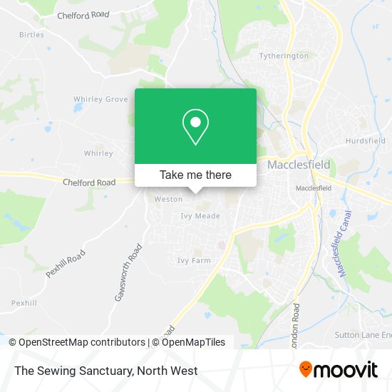 The Sewing Sanctuary map