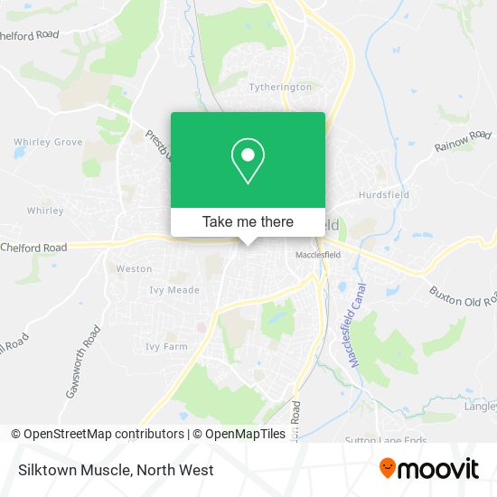 Silktown Muscle map