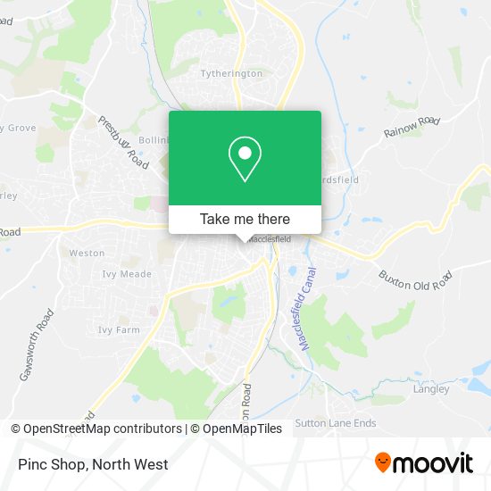 Pinc Shop map