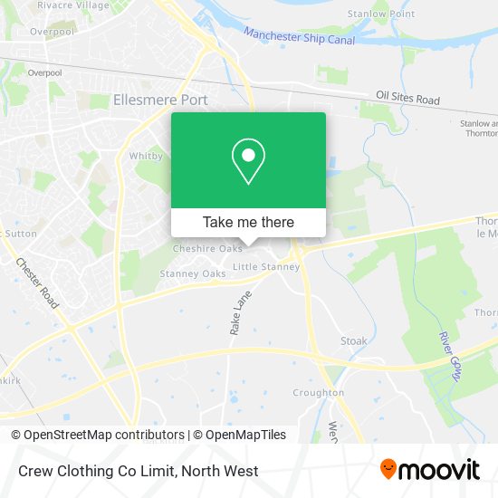 Crew Clothing Co Limit map