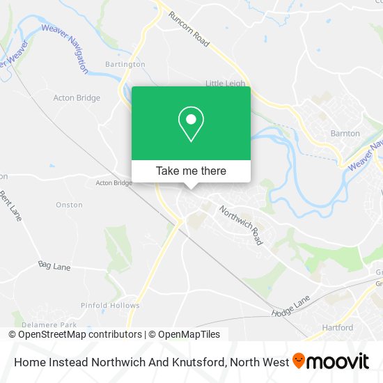 Home Instead Northwich And Knutsford map