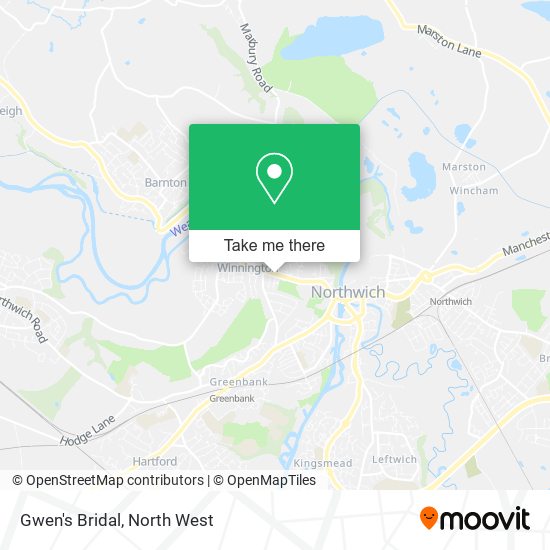 Gwen's Bridal map