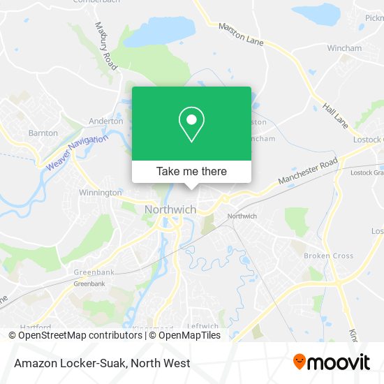 Amazon Locker-Suak map