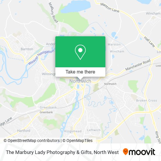 The Marbury Lady Photography & Gifts map