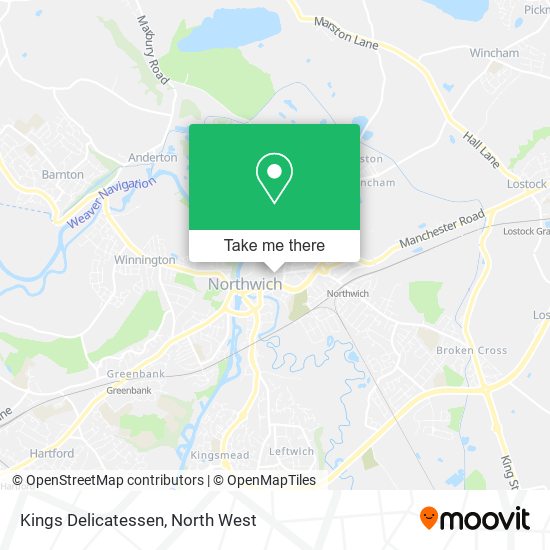 Kings Delicatessen map