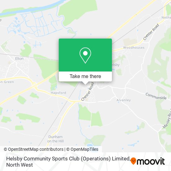 Helsby Community Sports Club (Operations) Limited map