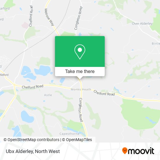 Ubx Alderley map