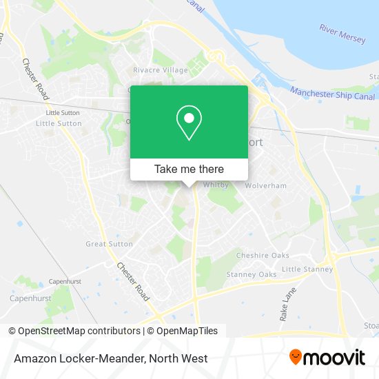 Amazon Locker-Meander map