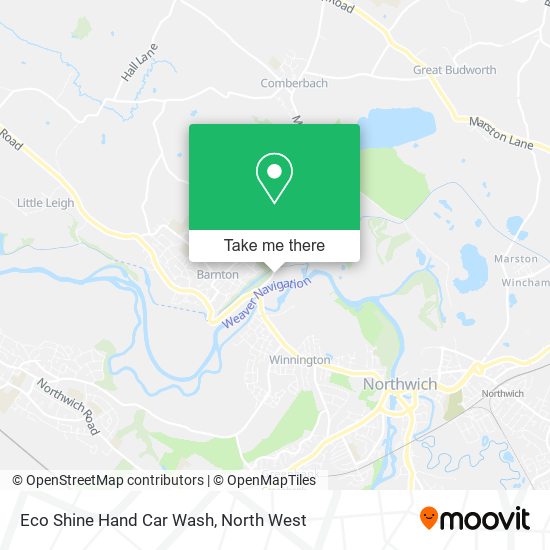 Eco Shine Hand Car Wash map