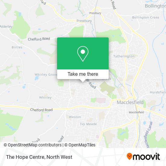 The Hope Centre map